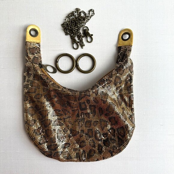 Y2K Leopard Mesh Shoulder Bag - Picture 8 of 16